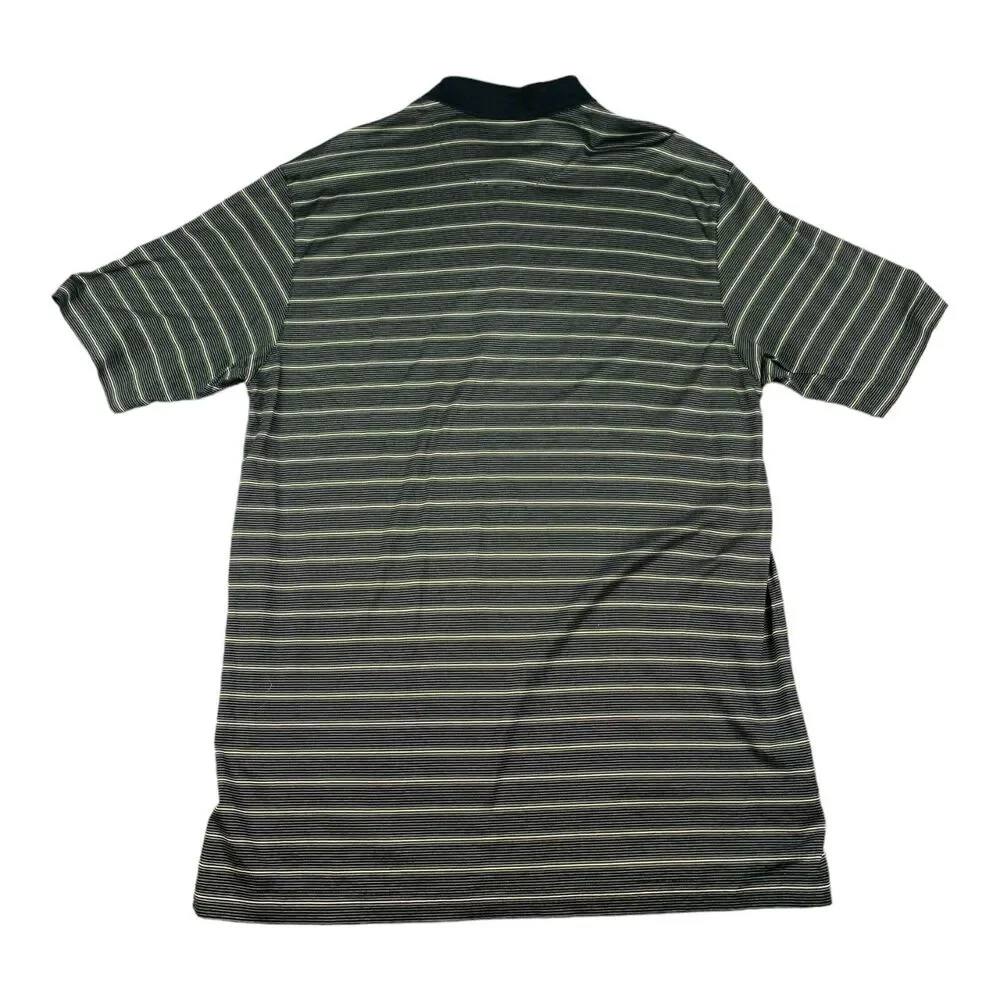 Tiger Woods Men's Golf Polo Shirt 60/2 Double Mercerized Striped, Size XL